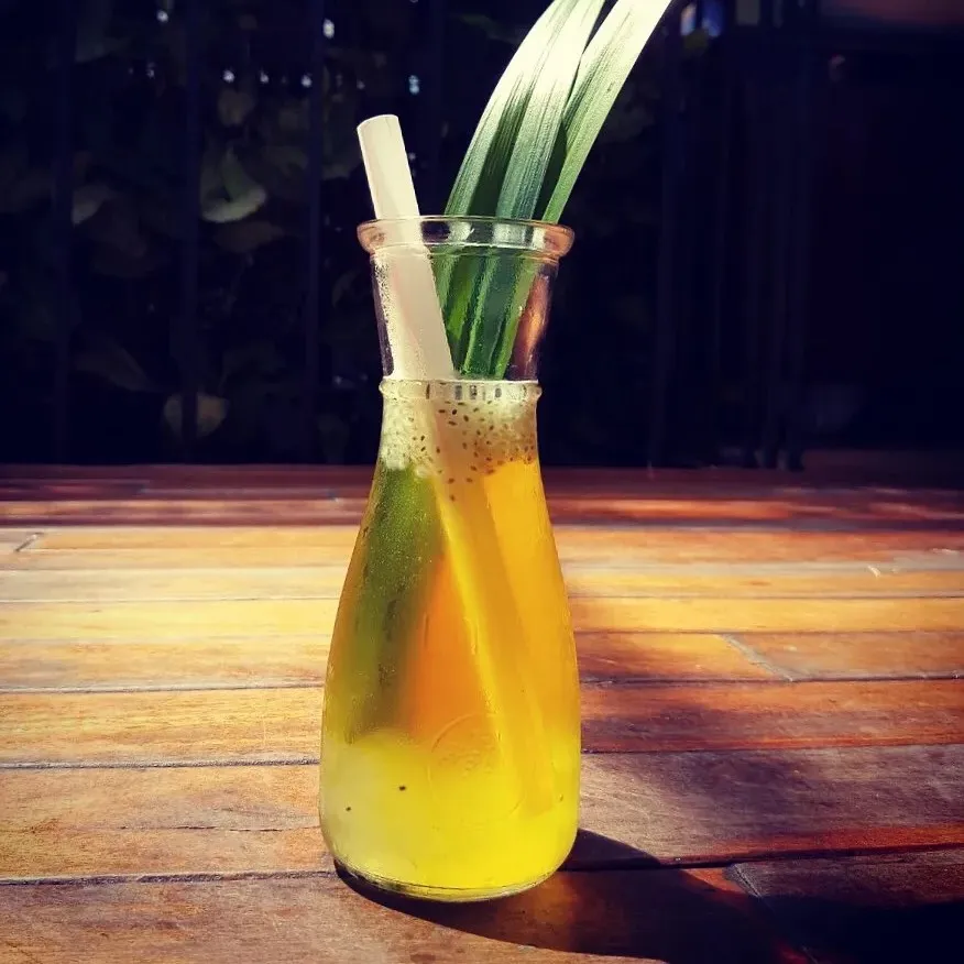Trà sâm dứa nha đam hạt chia
